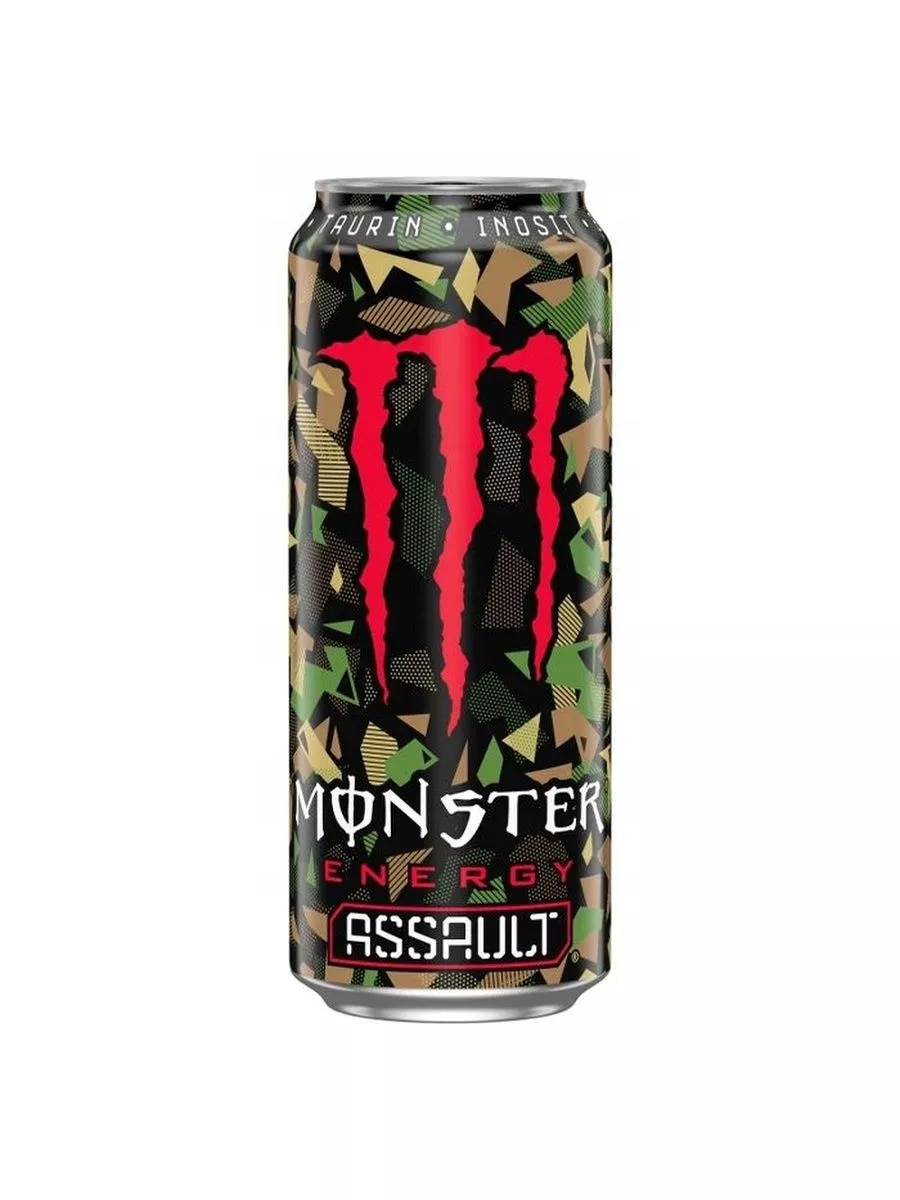 Энергетический напиток Монстр Assault кола, 500 мл Monster Energy 104027949  купить в интернет-магазине Wildberries