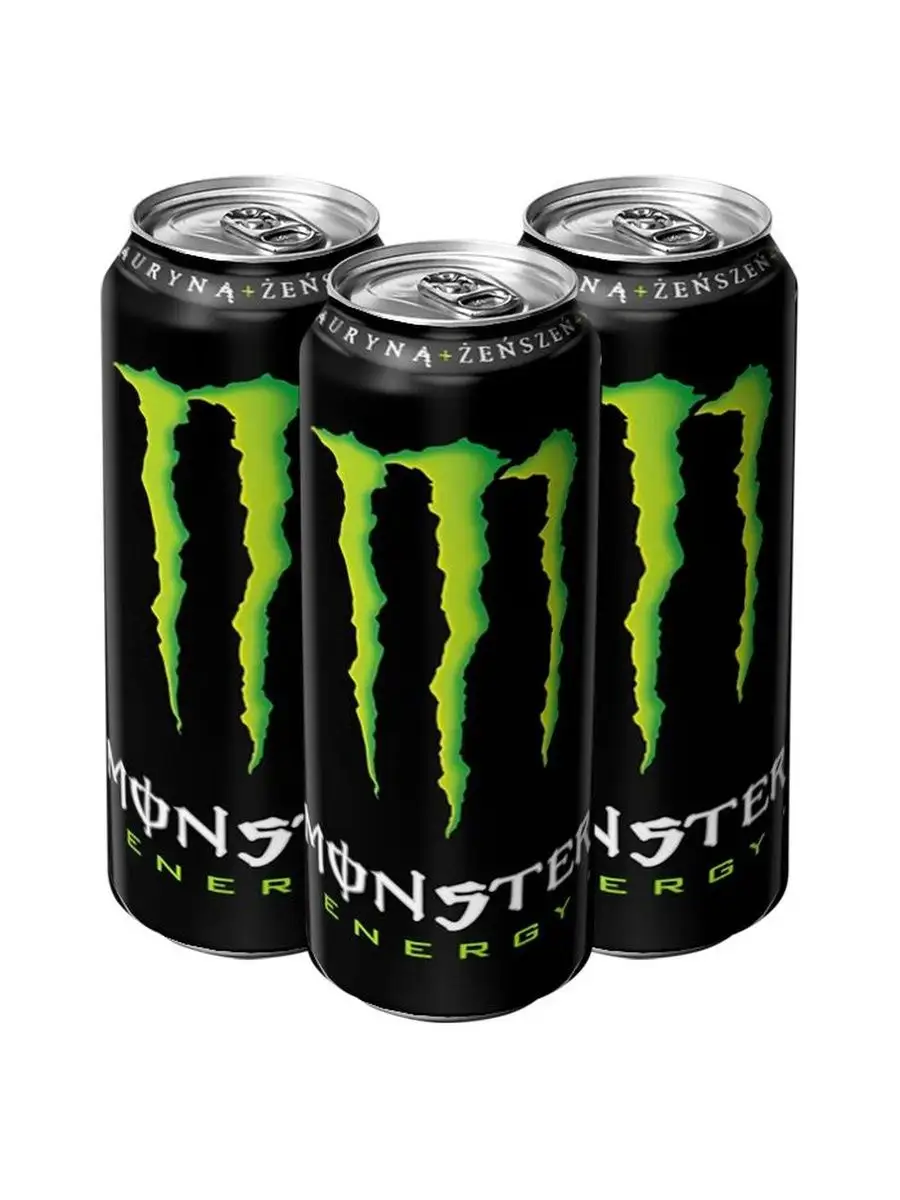 Энергетик напиток Монстер Энерджи Original оригинал, 500 мл Monster Energy  104027956 купить в интернет-магазине Wildberries