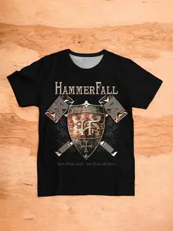 Футболка HammerFall Хлопковые футболки 104098569 купить за 2 668 ₽ в интернет-магазине Wildberries