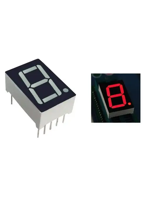 GSMIN Семисегментный индикатор с общим катодом 5161A5 для Arduino, вариант, фото 5