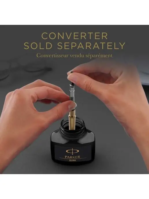 PARKER Чернила для перьевой ручки темно-синие во флаконе Паркер, 57 мл, фото 4