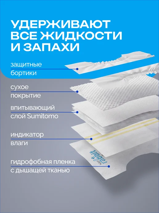 Fancy rabbit for home Подгузники 3 размер М, для детей 6-11 кг 44 шт, 11 кг, 44 шт, фото 7