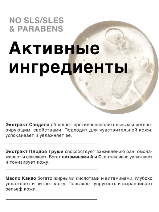 UNEEDME COSMETICS Гель для душа парфюмированный с дозатором, 500 мл, фото 3