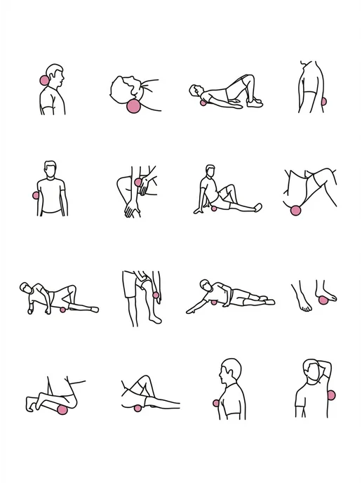 Who Yoga Мяч массажный пробковый 5 см (для МФР), 8, фото 6