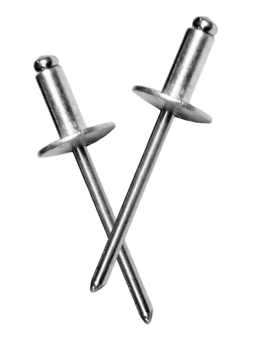 Sorrex OY Заклепка вытяжная сталь сталь 4,8х12 широкий бортик 16 мм, 4.8x14, фото 2