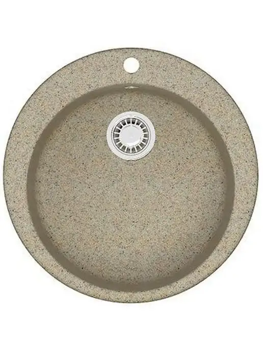 Azario Кухонная мойка Vital песочный CS00078347, желтый, фото 5