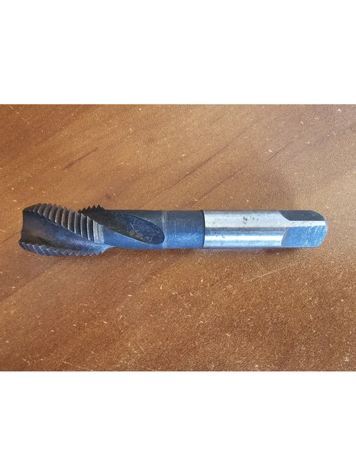 СССР Метчик М14х1.5 винтовой глухой р6м5, 14x1.5, фото 3