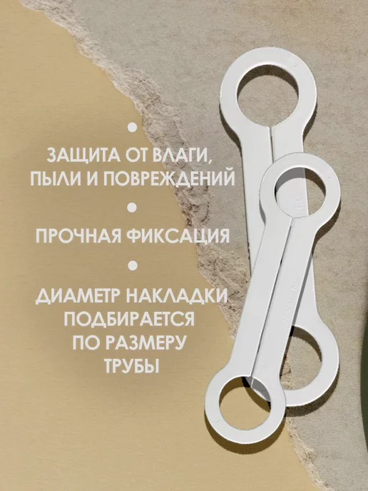 Колорит Эль Обвод для труб пластина 32 мм, для натяжного потолка 3 шт, 3 шт, фото 2