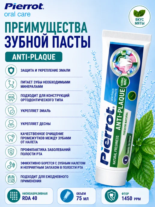 PIERROT Зубная паста для брекетов Orthodontic 75 мл, 75 мл, фото 2