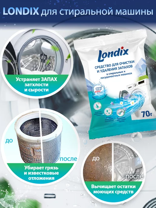 Londix Очиститель для стиральных и посудомоечных машин от запаха, вариант, фото 3