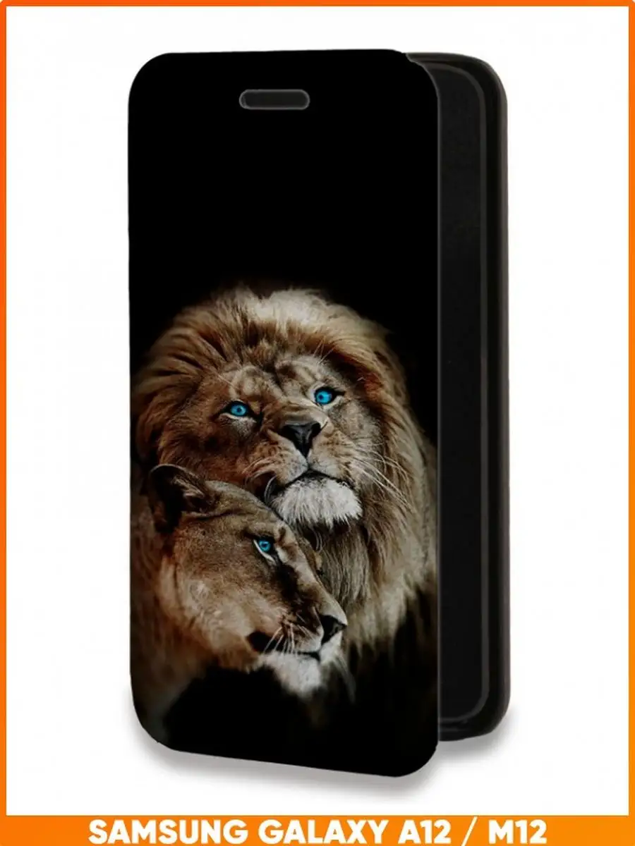 Чехол-книжка на Samsung Galaxy M12/Самсунг А12/М12 Case Face 104624464  купить за 449 ₽ в интернет-магазине Wildberries