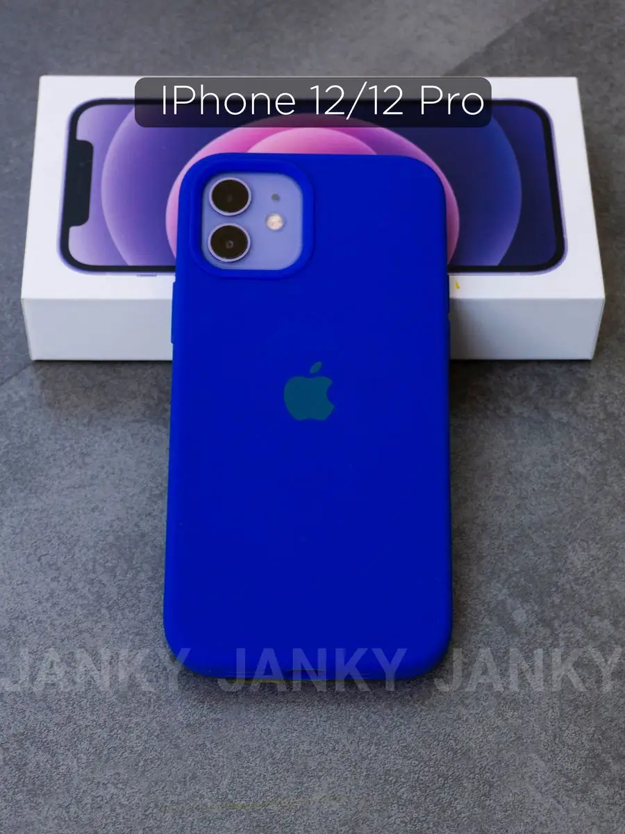 Чехол на iPhone 12/12 Pro с яблоком Janky 104640692 купить за 237 ₽ в  интернет-магазине Wildberries