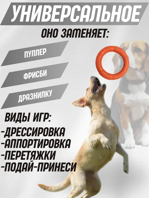 PETSTEP Игрушка для собак, пуллер - кольцо прочное 18 см, вариант, фото 7