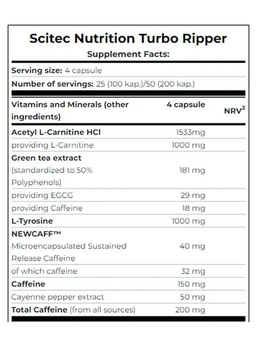 Scitec Nutrition Turbo Ripper, вариант, фото 2