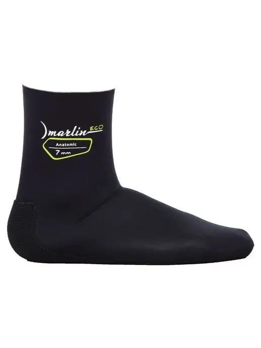Marlin Носки неопреновые ANATOMIC ECO BLACK 7 мм, черный, фото 7
