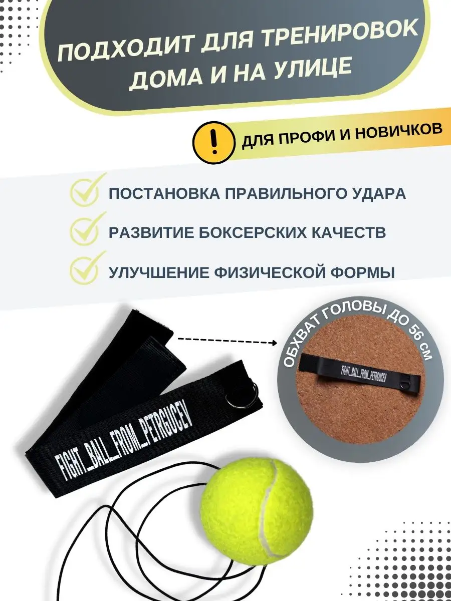 Мяч для бокса Файтбол Fight Ball PETR GUCEV 104695543 купить за 598 ₽ в  интернет-магазине Wildberries