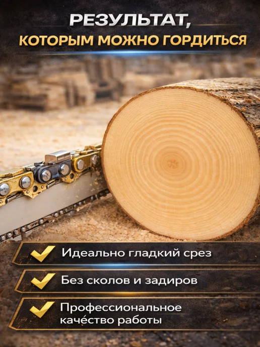 GaminGo Цепь пильная для пилы 45 звеньев шины 12 дюймов, желтый, фото 6