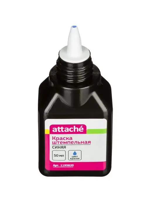 Attache Краска штемпельная, синий, фото 2