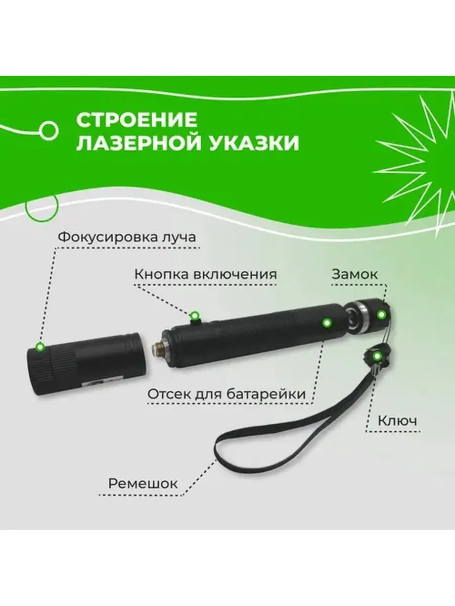 Аккумуляторная лазерная указка с ключом Best Gift 104766480 купить за 459 ₽  в интернет-магазине Wildberries