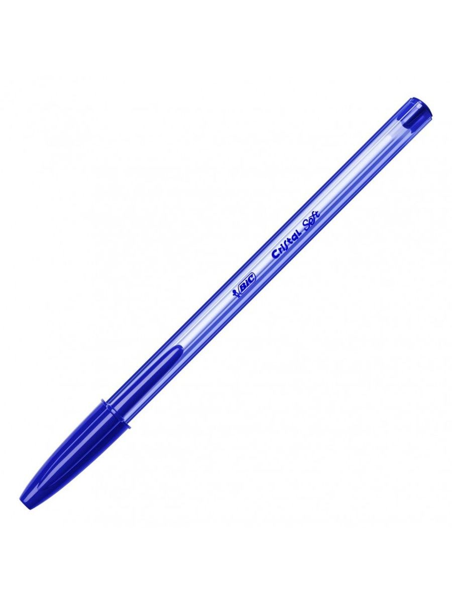 Ручка шариковая bic синяя. Ручка шариковая BIC Cristal Soft синяя 1,2 мм. 951434. Ручка BIC Cristal синий. Ручка шариковая big Crystal Soft. Ручка шариковая BIC Cristal (синий).