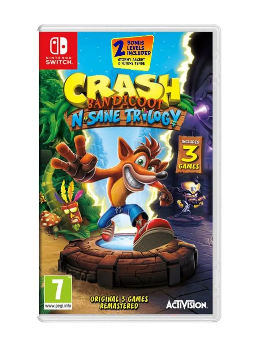 Crash Bandicoot N. Sane Trilogy NINTENDO 104792782 купить за 2 779 ₽ в  интернет-магазине Wildberries