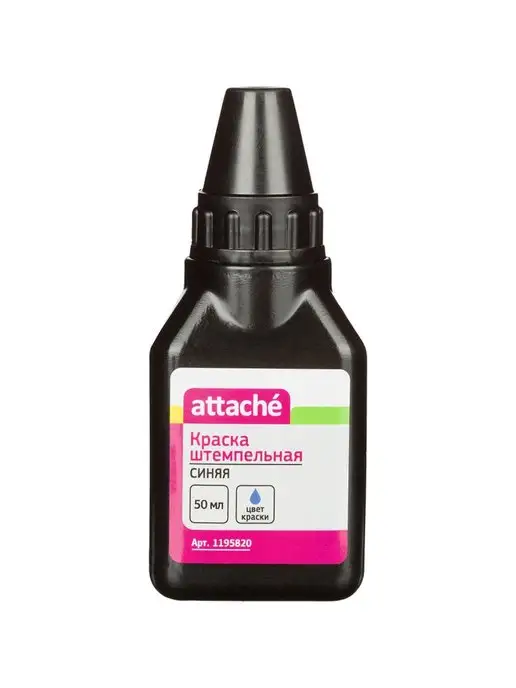 Attache Краска штемпельная, синий