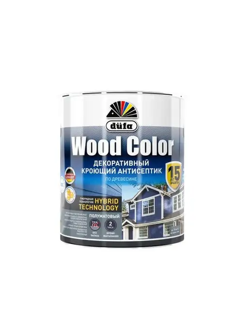 dufa Кроющая пропитка для дерева Wood Color маренго 0,9 л, 900 мл, фото 5