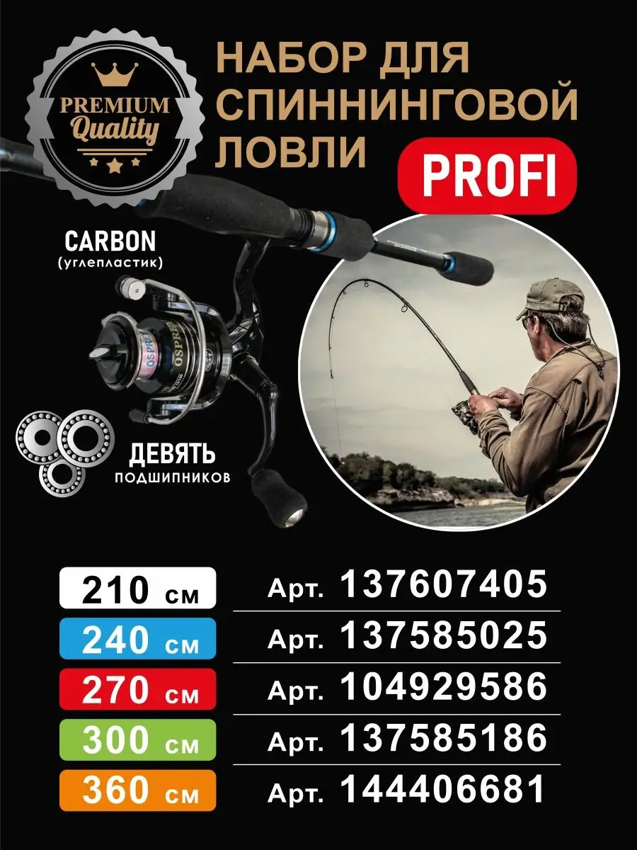 Спиннинг с катушкой рыболовный набор Fish Co 104929586 купить за 3 872 ₽ в  интернет-магазине Wildberries