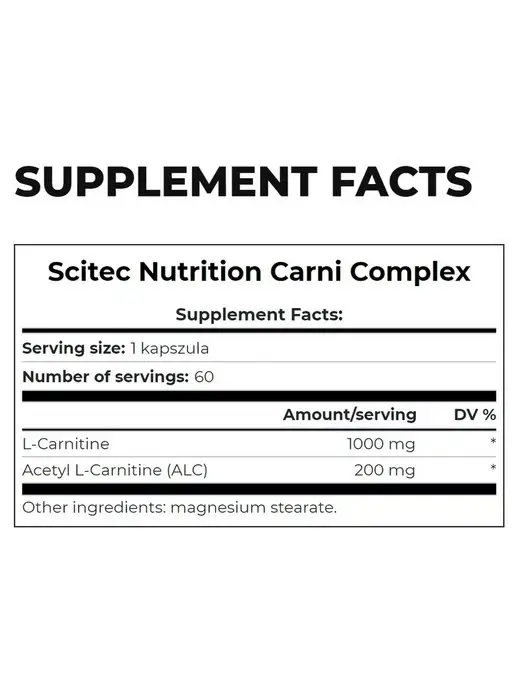 Scitec Nutrition SN L-карнитин Carni Complex 60 к, вариант, фото 3