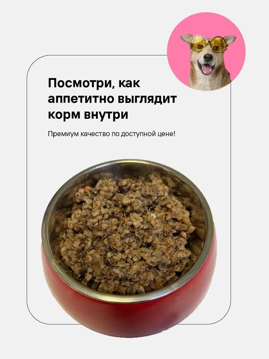 ДогПаёк Каша гречневая с говядиной для собак