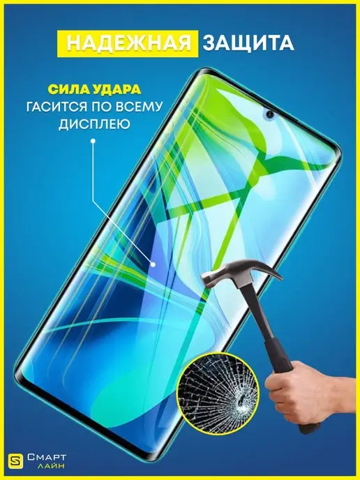 SMART LINE Гидрогелевая пленка на iPhone 6 6S без рамки, вариант, фото 6