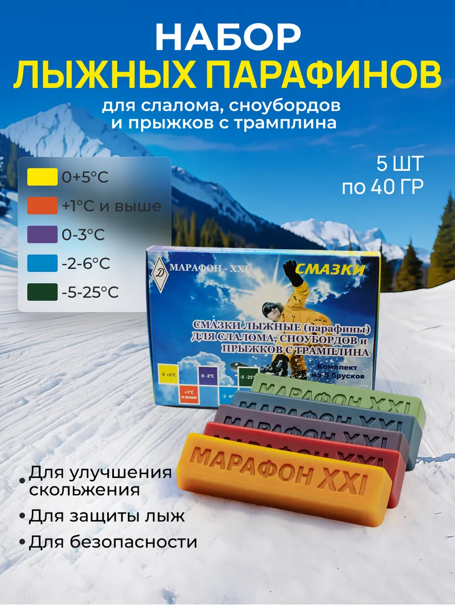 Парафины лыжные для сноуборда слалома