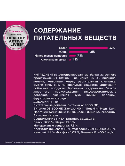 Сухой корм Eukanuba Маленьких для собак, щенки, 0,8 кг, фото 8