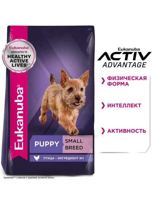 Сухой корм Eukanuba Маленьких для собак, щенки, 10 кг, фото 5