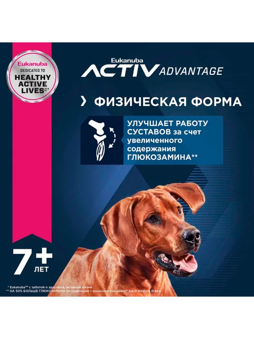Сухой корм Eukanuba для собак, крупные, пожилые, 15 кг, фото 5