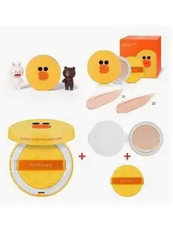 Кушон для лица MAGIC CUSHION. + Сменный блок. warm neck. Цвет бежевый. Вид 1.