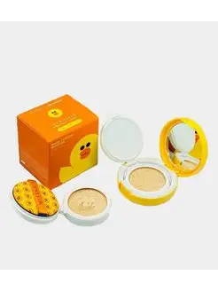 Кушон для лица MAGIC CUSHION. + Сменный блок. warm neck. Цвет бежевый. Вид 4.