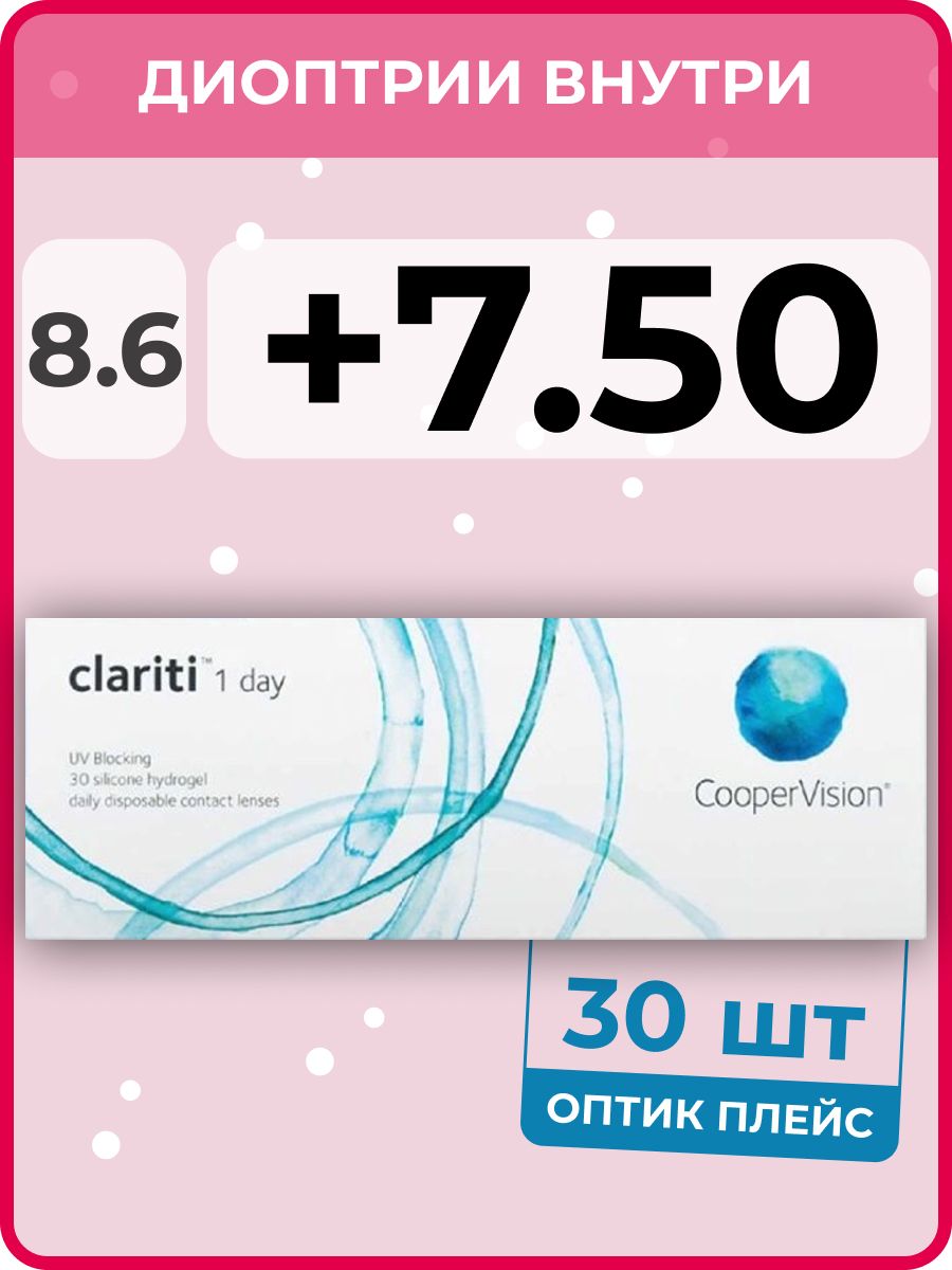 Линзы coopervision clariti 1 day