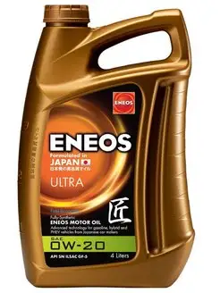 Масло Eneos ULTRA 0W20 4л eneos 105076974 купить за 3 113 ₽ в интернет-магазине Wildberries