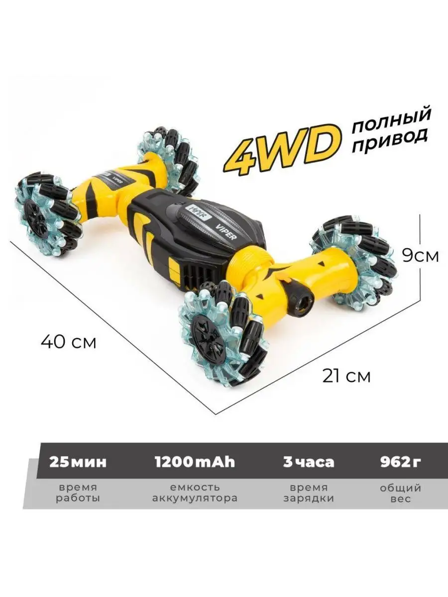 Машинка на пульте управления VIPER 4x4 HIPER 105087768 купить за 2 737 ₽ в  интернет-магазине Wildberries