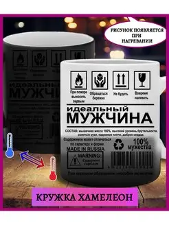 Кружка хамелеон с принтом и надписью Printshok 105111107 купить за 500 ₽ в интернет-магазине Wildberries