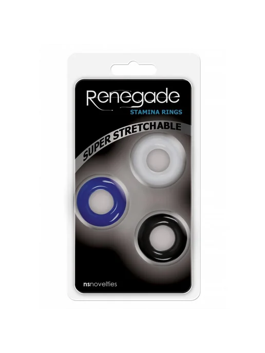 NSNOVELTIES Набор разноцветных эрекционных колец Stamina Rings, вариант, фото 2