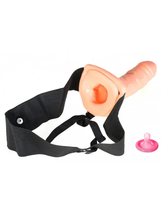 PIPEDREAM Фаллопротез на эластичном креплении HOLLOW STRAP-ON 6, вариант, фото 4