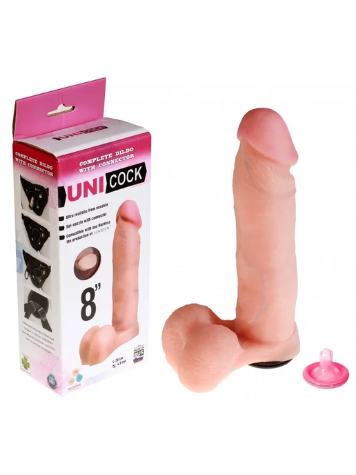 Lovetoy Фаллос-насадка для страпон-трусиков Uni Cock 8, вариант, фото 2