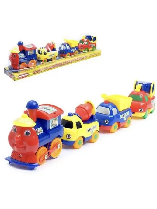 Toys Storee паровозик на батарейка, желтый, фото 2