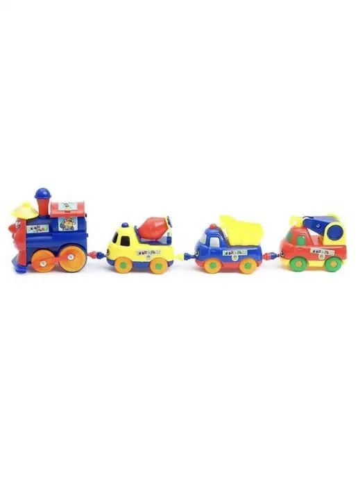 Toys Storee паровозик на батарейка, желтый, фото 3