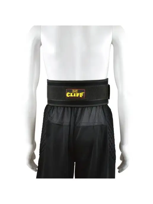 CLIFF Пояс тяжелоатлета NYLON 5, черный, фото 8