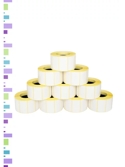 B-MALL Этикетка Полуглянец 43х25, 10 шт, 43x25, 10 шт