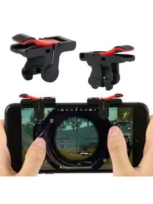 Триггер для смартфона/ Джойстик/ Геймпад/Pubg Триггеры Pubg mobile Джойстик Gamepad, черный, фото 6