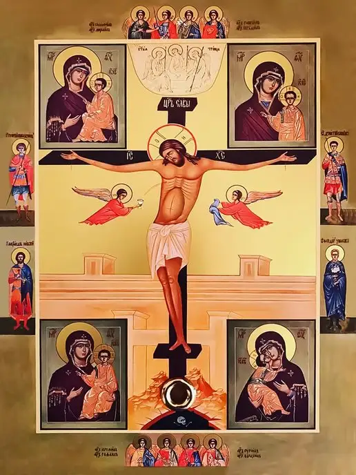 Благовещенская Икона Божья Матерь Победительная, вариант, фото 2